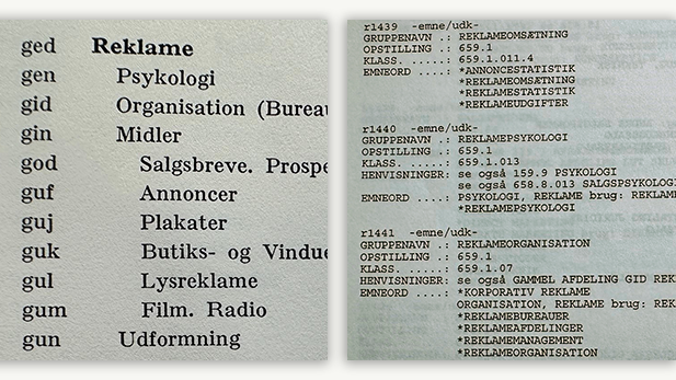 Photo of former classification systems