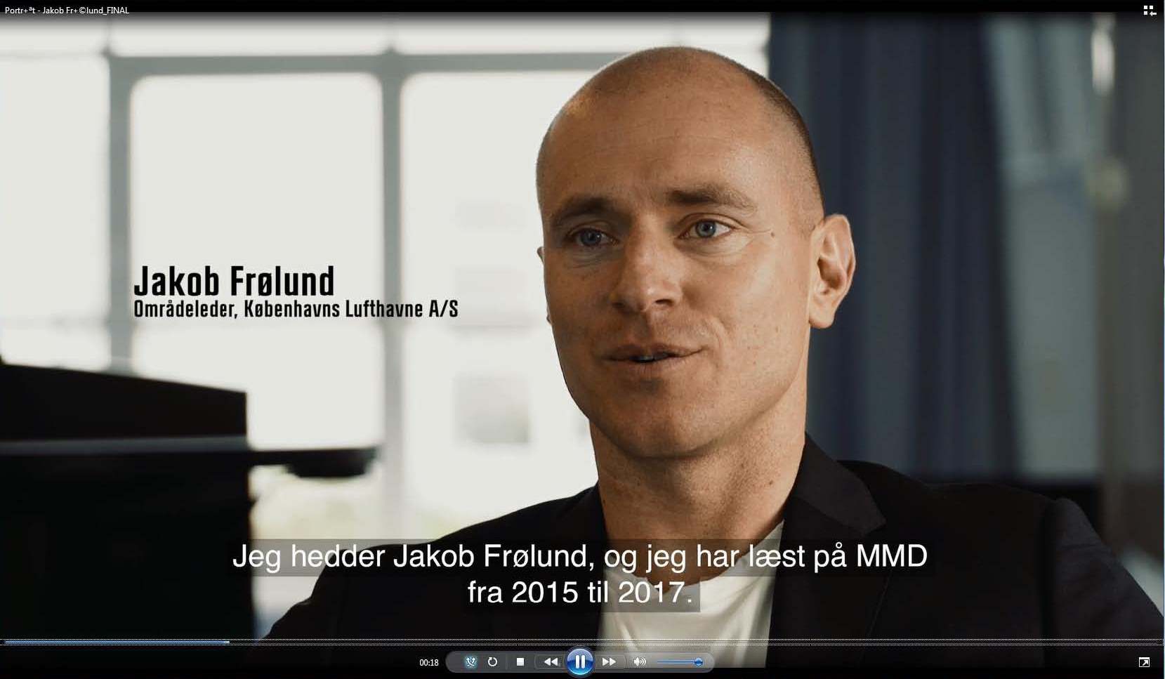 Jakob Frølund, MMD 2016 