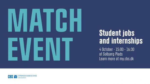 Match Event: Student Jobs and Internships