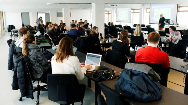 Information meetings for new bachelor students (Photo: Jakob Boserup)