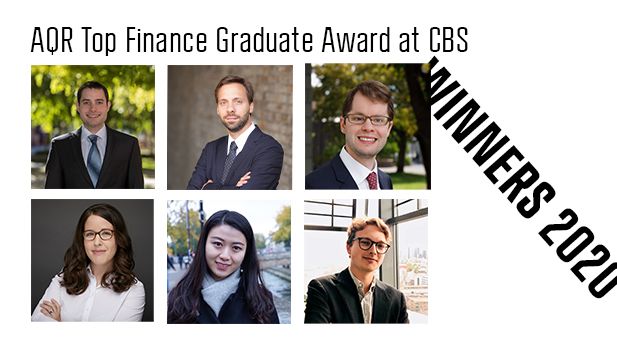 AQR Top Finance grad award winners 2020