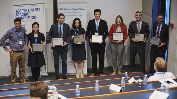 All 7 winners of the AQR Top Finance Graduate Award 2018