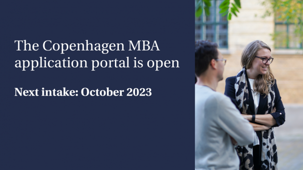 The MBA portal is open: October 2023 intake