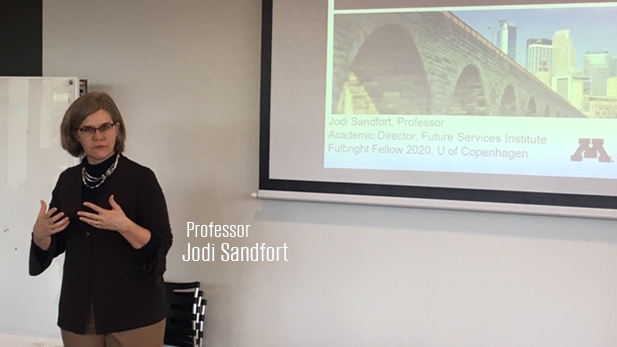 Sandfort presenting