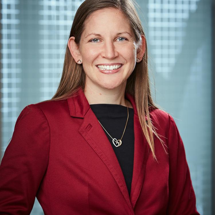 Portrait of Ashley Lindhard, MBA staff