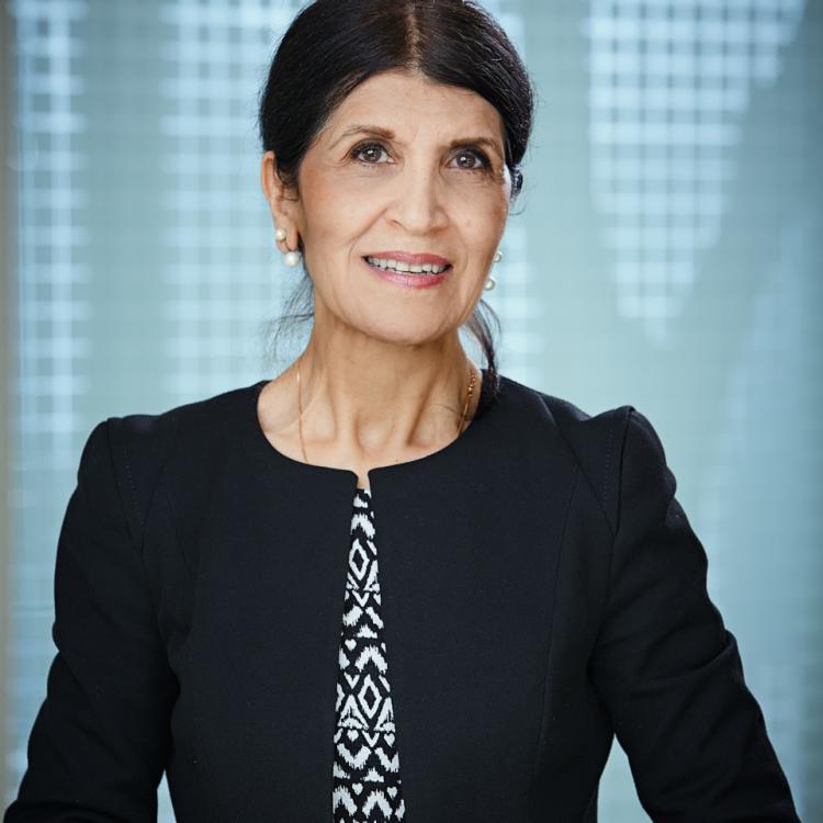 Portrait of Irene Rosberg, MBA staff