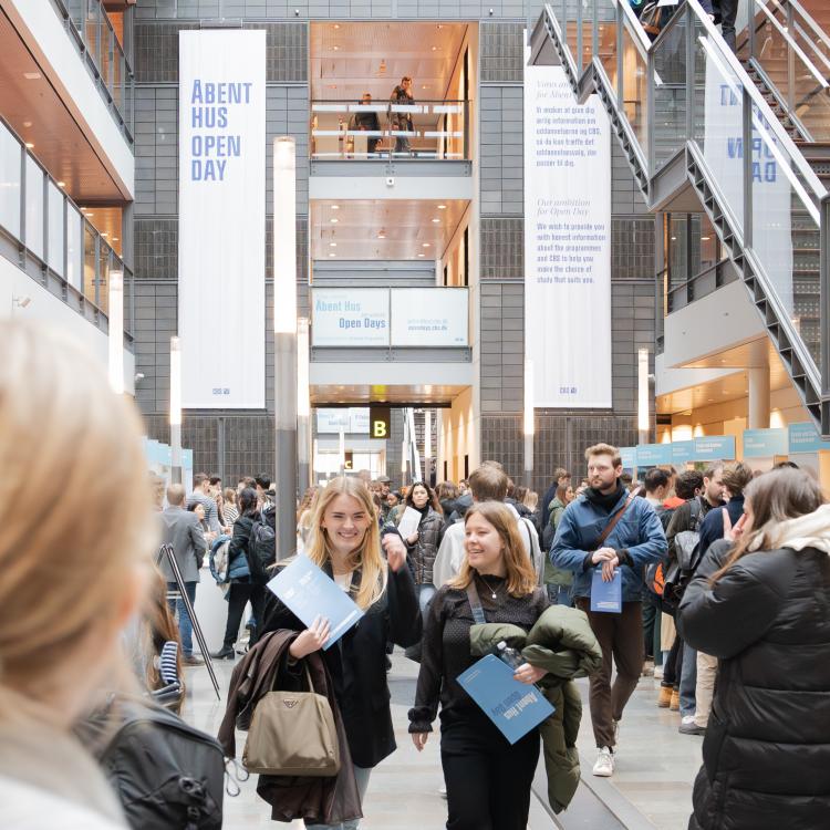 People attending Open Days