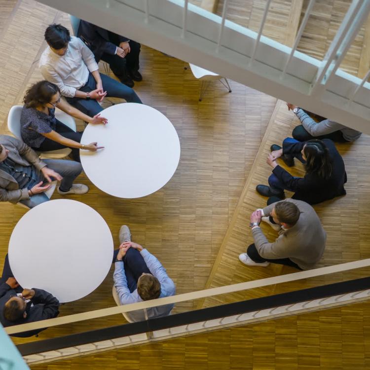 Participants from FTMBA 2022 photographed from above