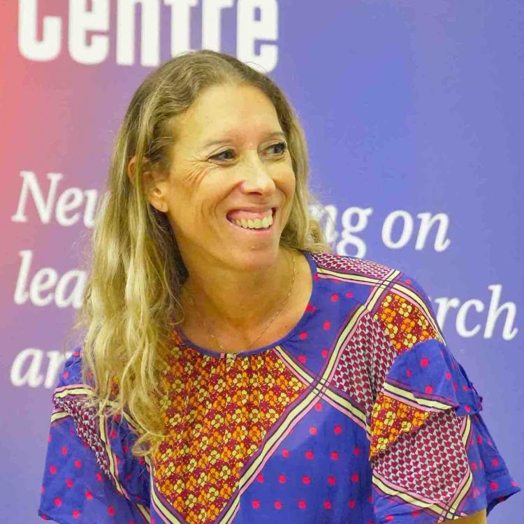 Pernille Steen Pedersen taler om New Management til et Executive Education event