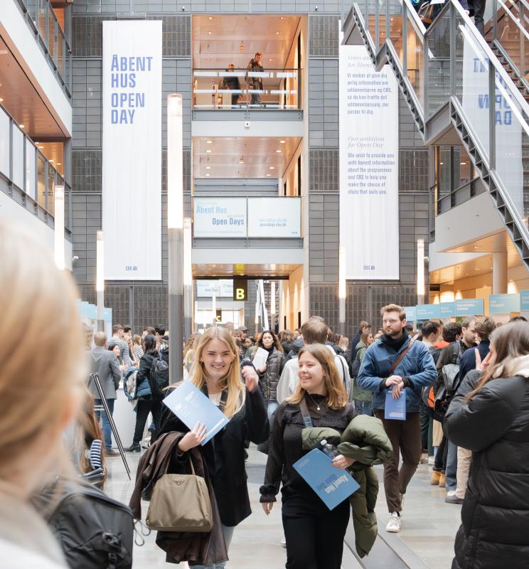People attending Open Days