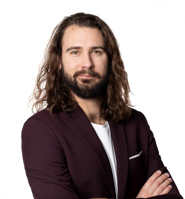 portræt af Emil Husted, IOA