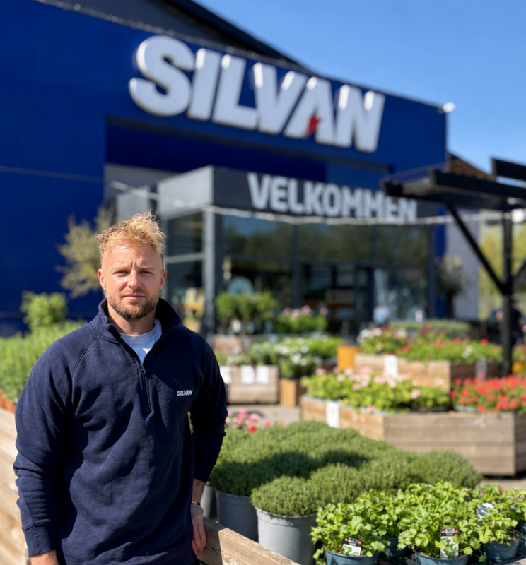 Regionschef i Silvan og HD-alumne fra CBS, Nicklas Krause, foran Silvan