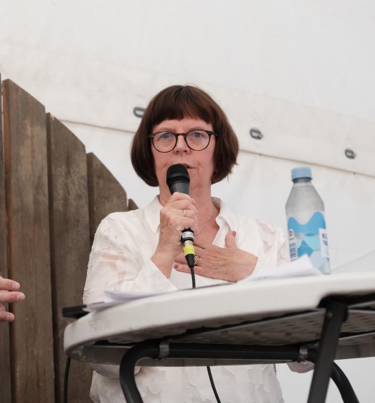 Bestyrelsesleder og forhenværende topchef Lilian Mogensen på Folkemødet 2026