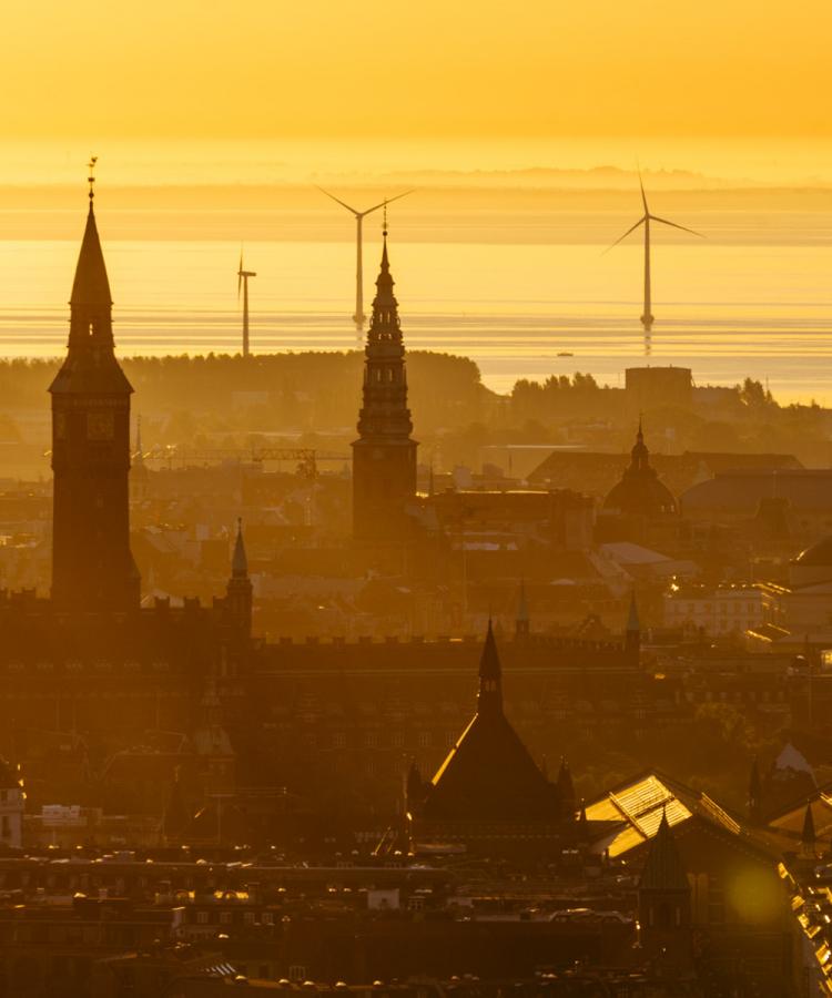 København ved solnedgang