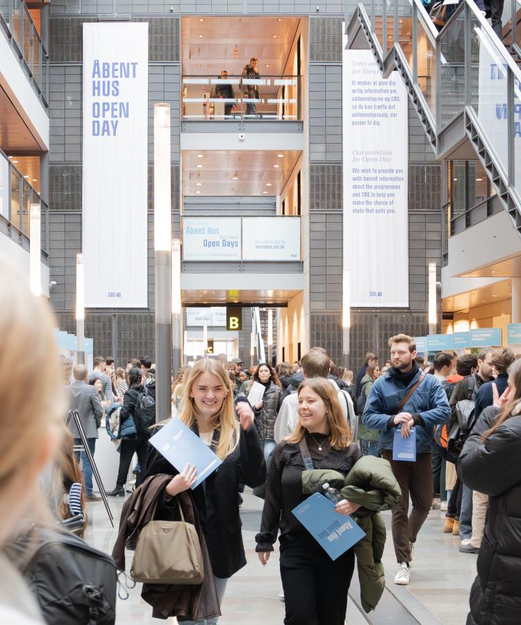 People attending Open Days