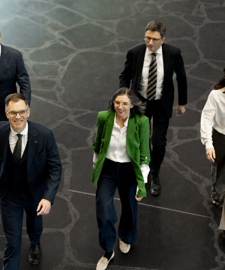 Senior management in CBS's building "Kilen" 