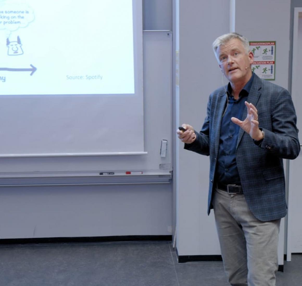 Søren Winther taler ved Executive Education eventet, Globale forsyninger i opbrud