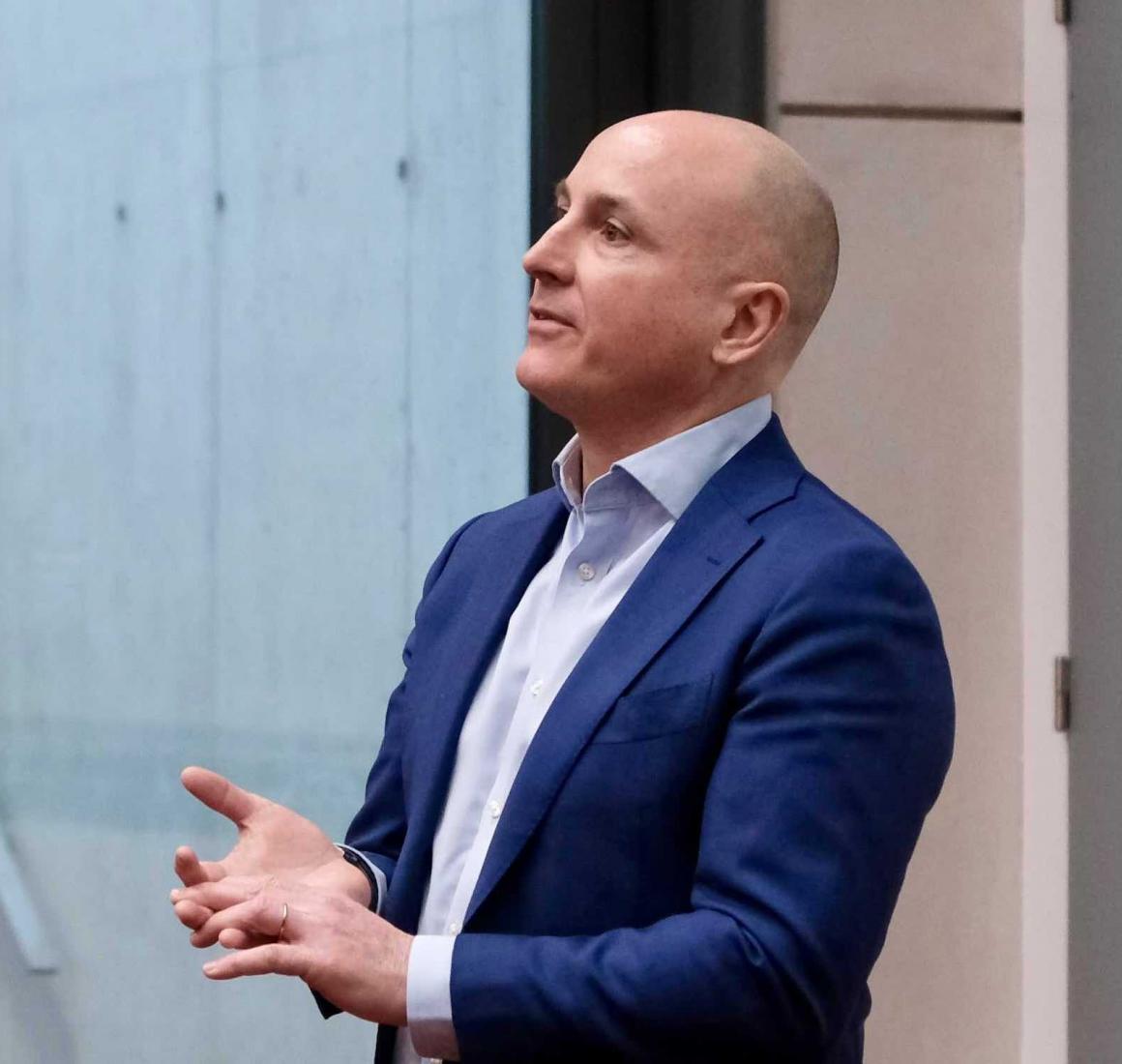 Simon Taylor taler ved Executive Education eventet, The end of ESG