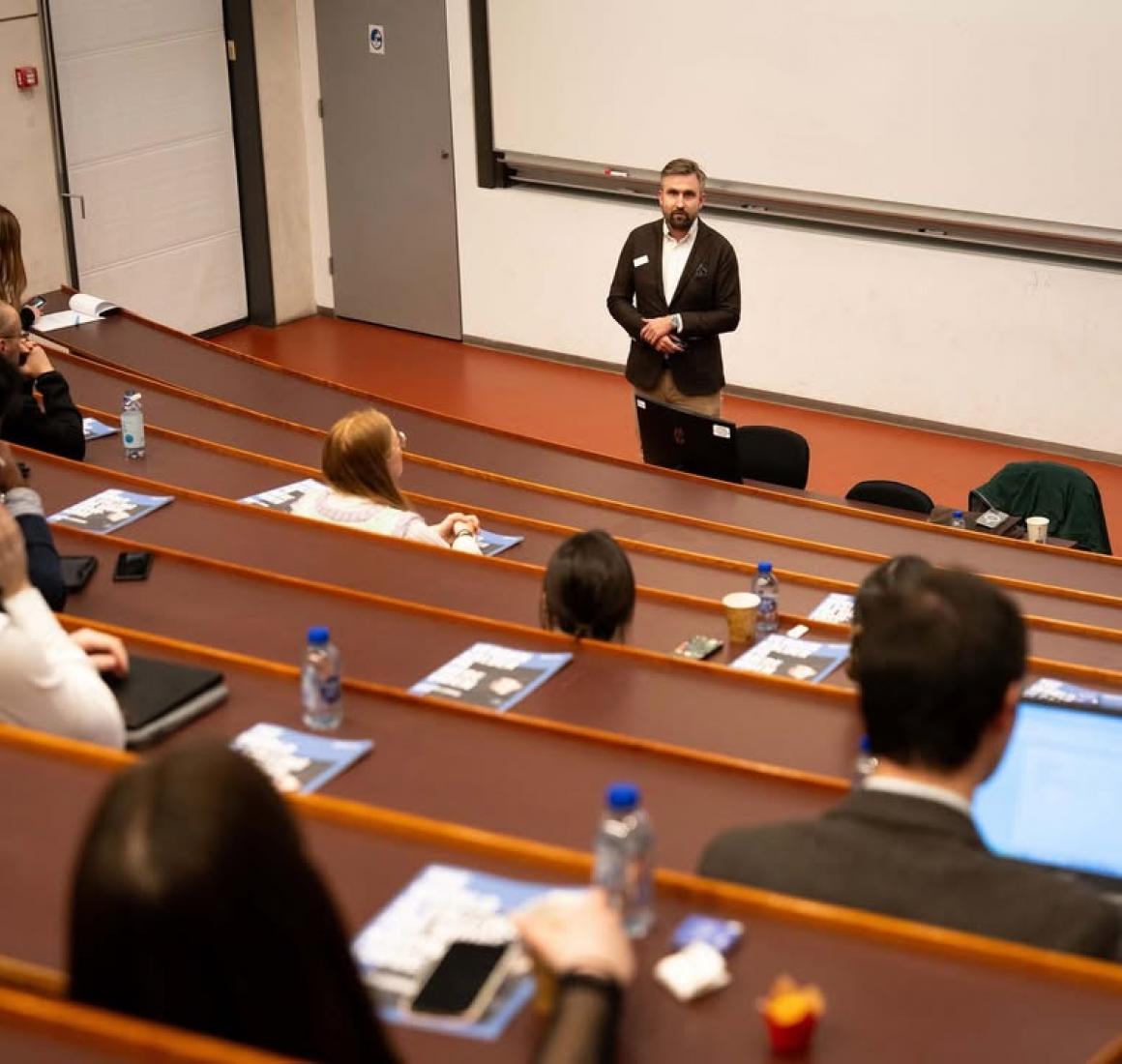 Publikum til Transforming Personal Finance event afhold af Executive Education