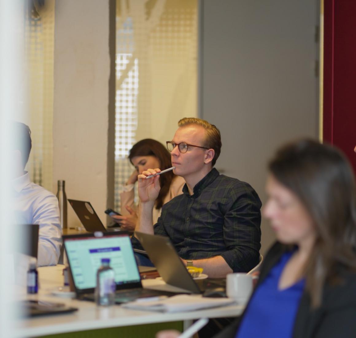 Image of Attentive EMAB participant in class