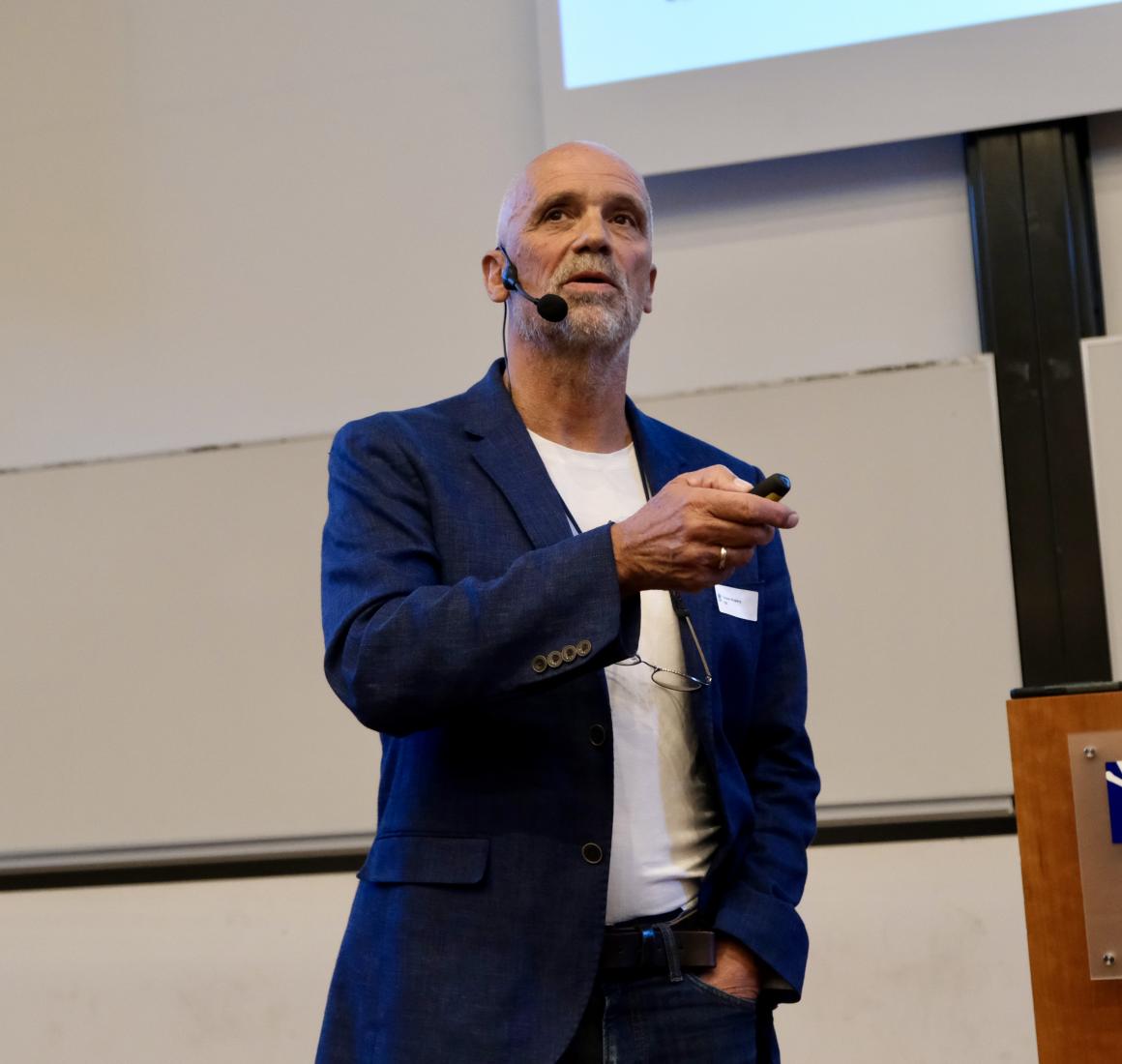 CBS Professor Torsten Ringberg under præsentation ved event
