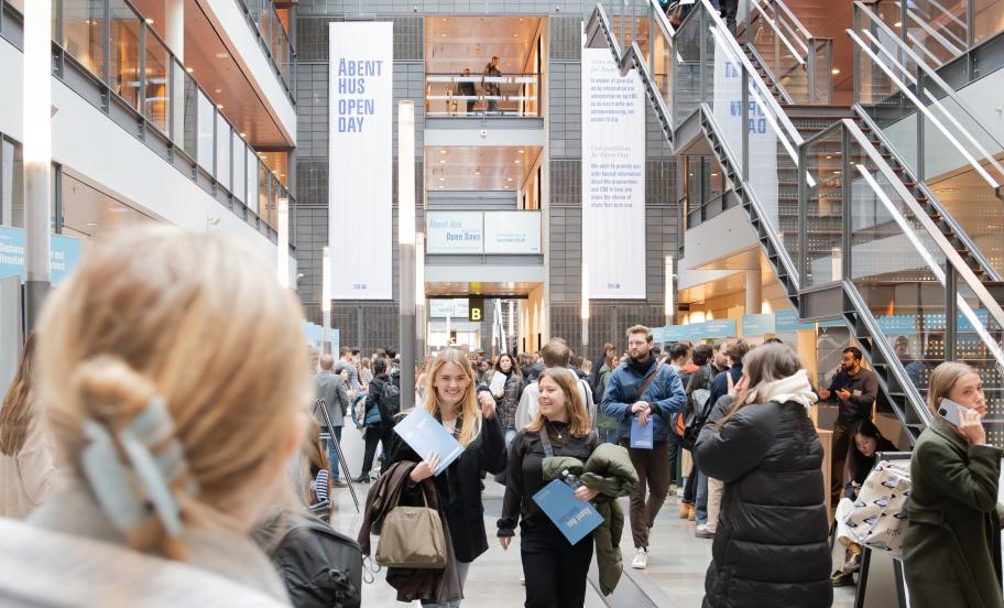 People attending Open Days
