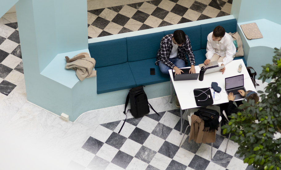 Students in Dalgas have, campus