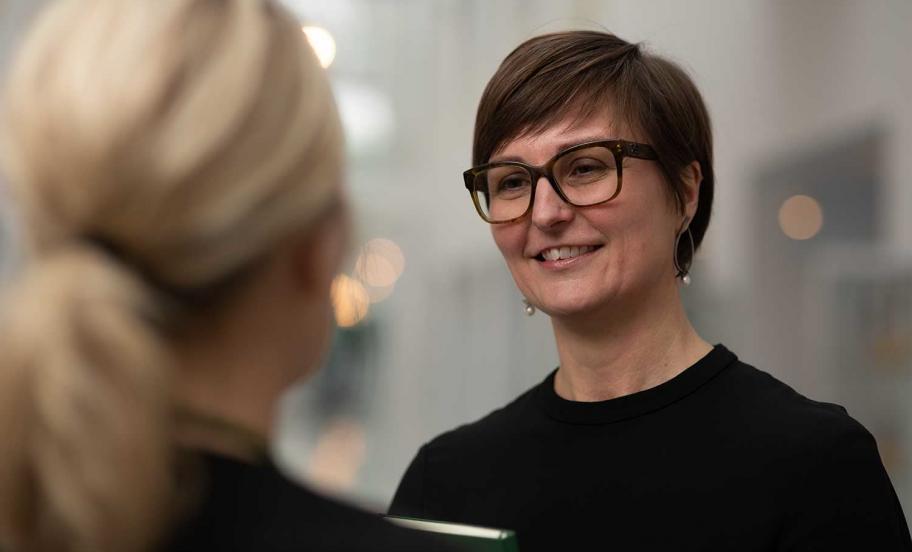 To MMD-studerende i dialog