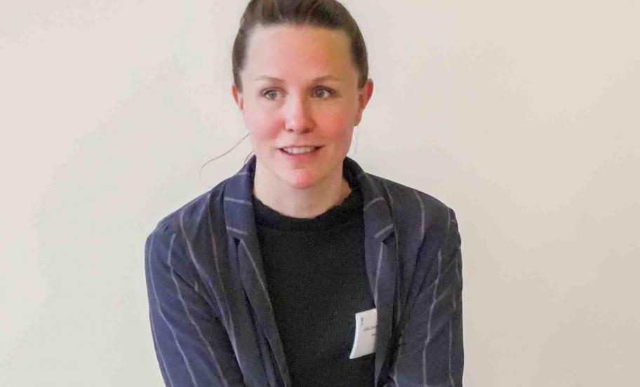 Portræt af Sofie Lindskov Hansen ved eventet "The Business of Quantum"