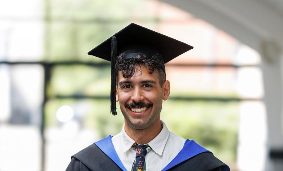 Portrait of Daniel Tewfik at his EMBA graduation