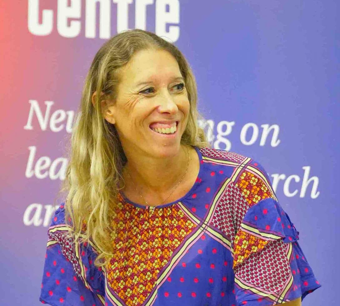 Pernille Steen Pedersen taler om New Management til et Executive Education event