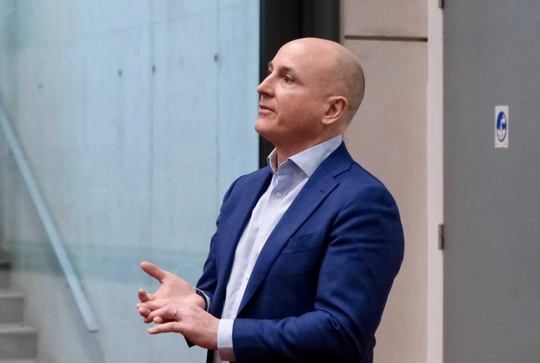 Simon Taylor taler ved Executive Education eventet, The end of ESG